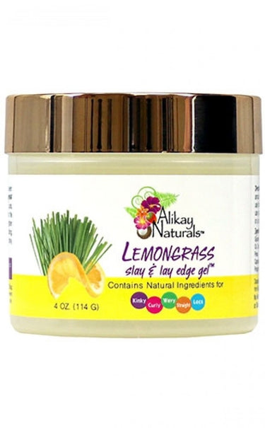 ALIKAY NATURALS LEMONGRASS Slay and Lay Edge Gel (4oz)